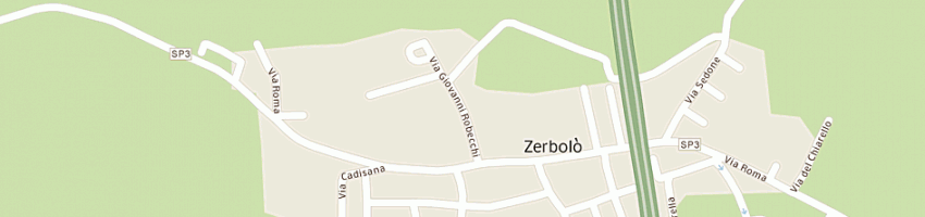 Mappa della impresa il riso beretta srl a ZERBOLO 