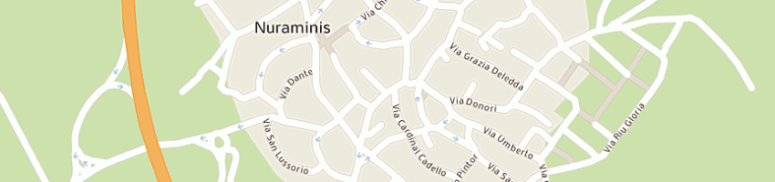Mappa della impresa podda stefano a NURAMINIS