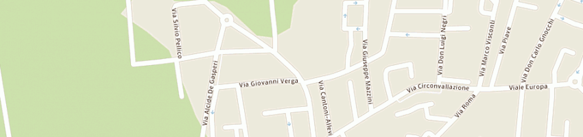 Mappa della impresa luci giuseppa a ROSATE