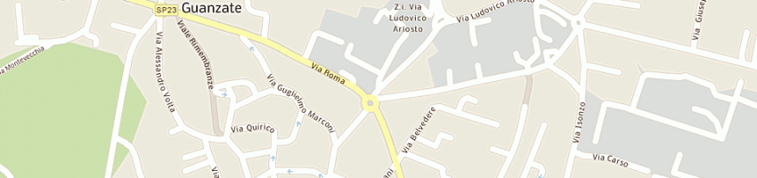 Mappa della impresa tecnoaria snc a GUANZATE