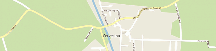 Mappa della impresa mancin nino pavimenti e rivestimenti a CERVESINA