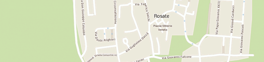 Mappa della impresa mereghetti osvaldo a ROSATE