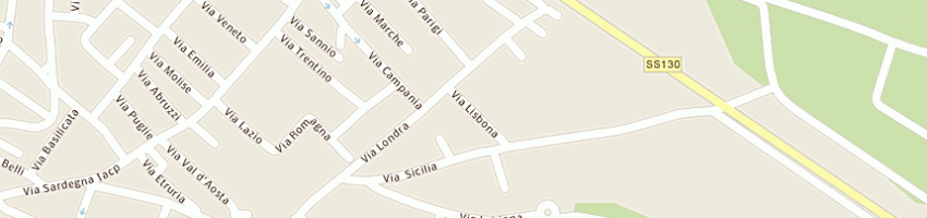 Mappa della impresa centro medicina sportiva sant'andrea sas a ASSEMINI