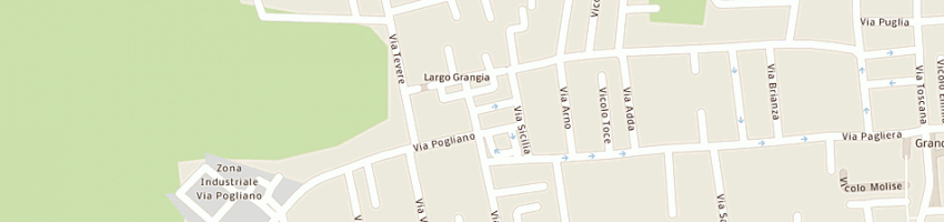 Mappa della impresa pub blow up di musci v a LAINATE