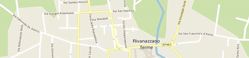 Mappa della impresa pia famiglia delle sorelle del s rosario apostole del lavoro a RIVANAZZANO