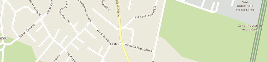 Mappa della impresa svn di falconeri venerina a GUANZATE
