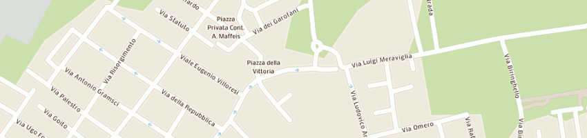 Mappa della impresa interideatre (srl) a LAINATE