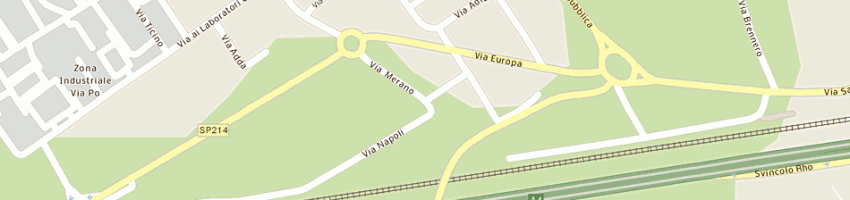Mappa della impresa olonella due di alamanni a PREGNANA MILANESE