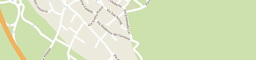 Mappa della impresa pisanu mauro e c snc a NURAMINIS