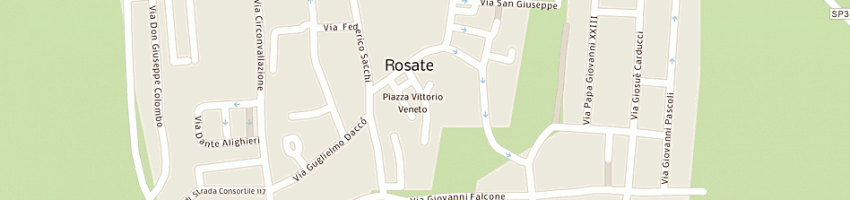 Mappa della impresa cazzaniga vittorio a ROSATE