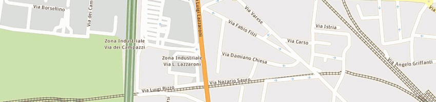 Mappa della impresa bado luigi mario a SARONNO