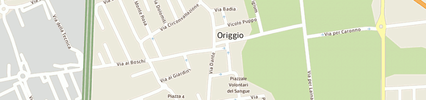 Mappa della impresa grassi irene e c (sas) a ORIGGIO