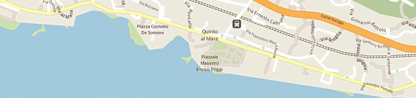Mappa della impresa centro anziani la rotonda a GENOVA