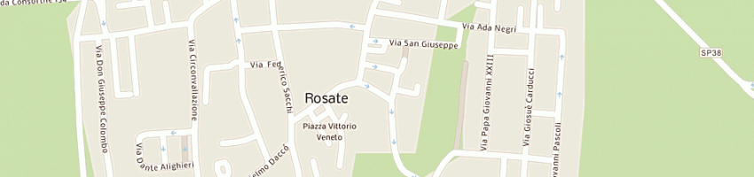 Mappa della impresa melani carlo a ROSATE