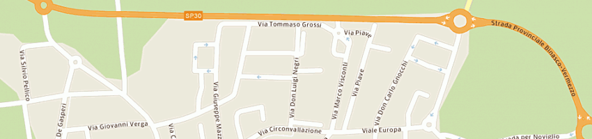 Mappa della impresa cavanna antonio a ROSATE