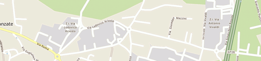 Mappa della impresa gessaga franco a GUANZATE