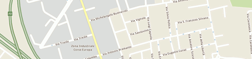 Mappa della impresa tecno - ufficio di paleari claudio a LAINATE