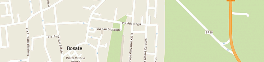 Mappa della impresa warehouse computer a ROSATE