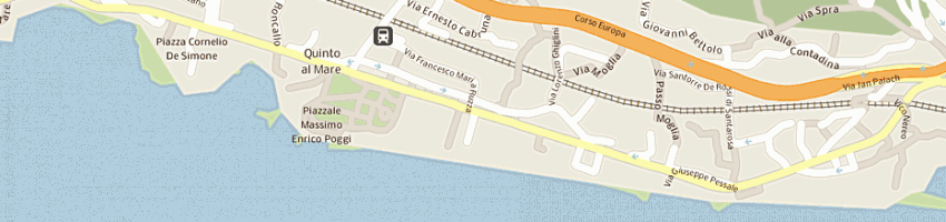 Mappa della impresa luca's style di miglietta bruno a GENOVA