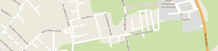 Mappa della impresa pavesi ermanno a MILANO