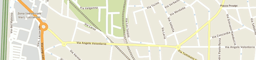 Mappa della impresa la prealpina srl a SARONNO