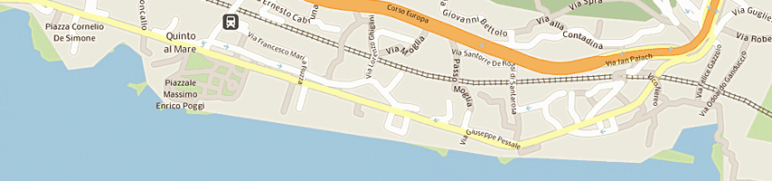 Mappa della impresa oliveri claudia a GENOVA