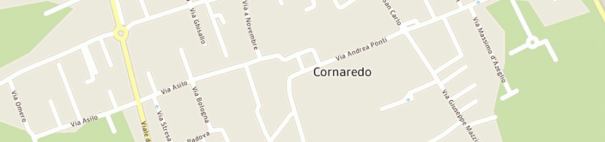 Mappa della impresa pennella ugo a CORNAREDO