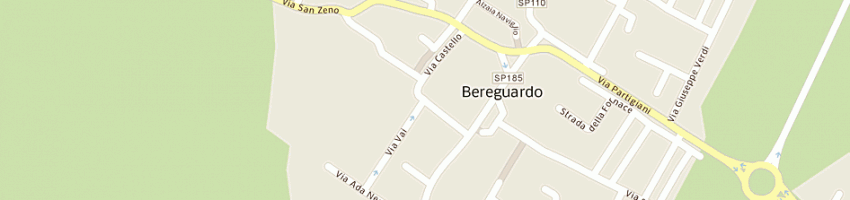 Mappa della impresa bereguardo carni (snc) a BEREGUARDO