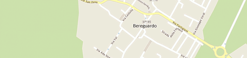 Mappa della impresa municipio a BEREGUARDO
