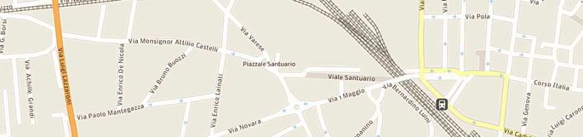 Mappa della impresa parrocchia bvmiracoli - santuario a SARONNO