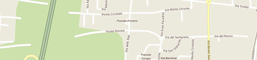 Mappa della impresa canonico silvano a LOMAZZO