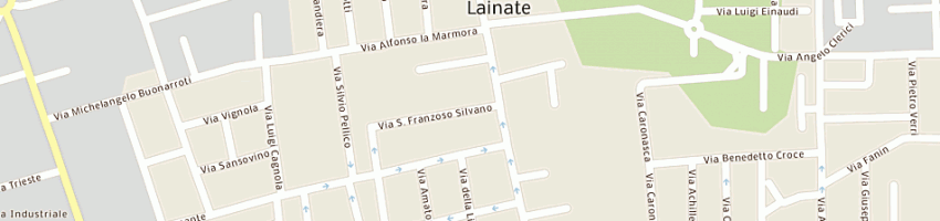 Mappa della impresa comune di lainate a LAINATE