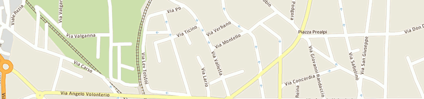 Mappa della impresa tissan (srl) a SARONNO