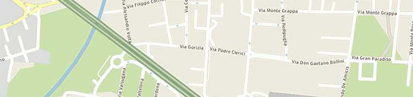 Mappa della impresa studio associato dottori meroni a LAINATE