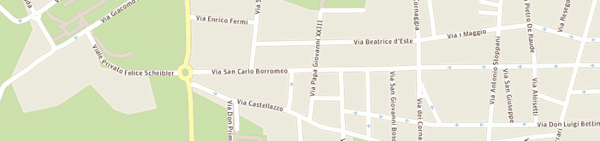 Mappa della impresa cartolibreria san carlo sas di brambilla e daniotti a RHO