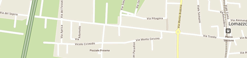 Mappa della impresa bar gelaria quick a LOMAZZO