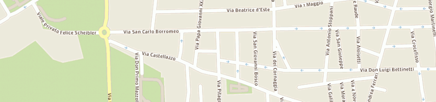 Mappa della impresa viscomi luigi a RHO