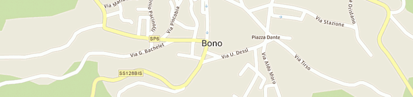 Mappa della impresa mulas franca a BONO