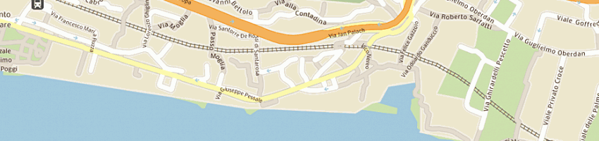 Mappa della impresa ristorante cinese centro asia a GENOVA