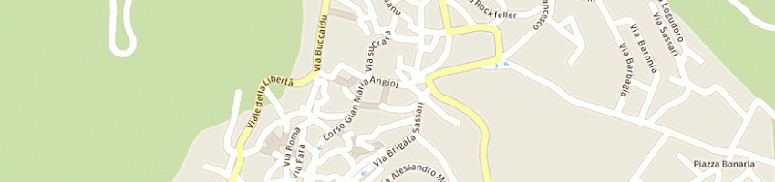 Mappa della impresa cillara giam battista a BONO