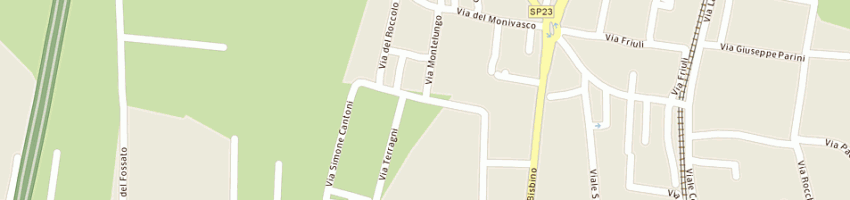 Mappa della impresa roncoroni giancarlo a LOMAZZO