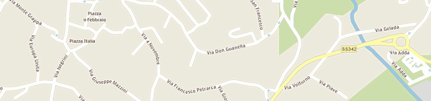 Mappa della impresa bp silk srl a VILLA GUARDIA