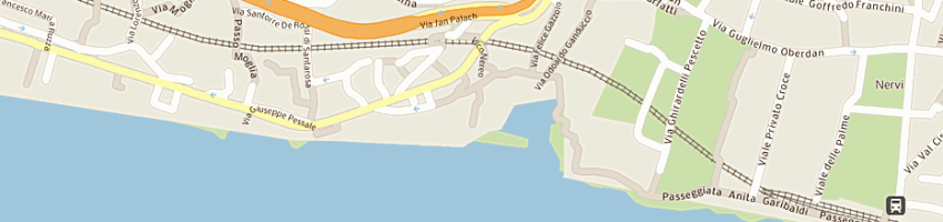 Mappa della impresa societa' sportiva nervi a GENOVA