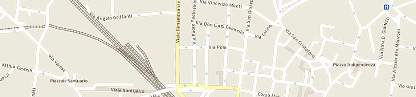 Mappa della impresa tintoria lavasecco maglia clara a SARONNO