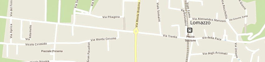 Mappa della impresa imarisio auto srl a LOMAZZO