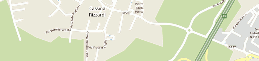 Mappa della impresa la tua casa srl a CASSINA RIZZARDI