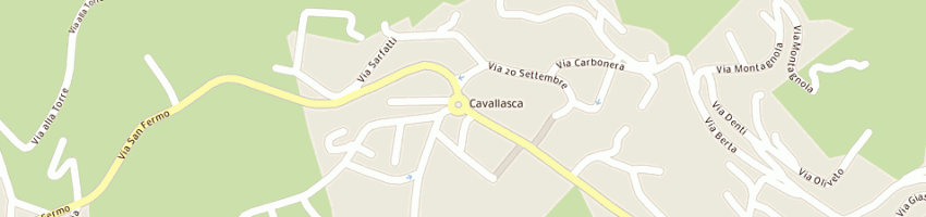 Mappa della impresa ristorante pizzeria mare caldo snc a CAVALLASCA