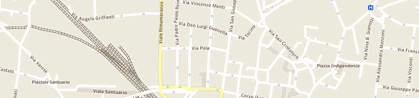 Mappa della impresa green diffusion italia srl a SARONNO