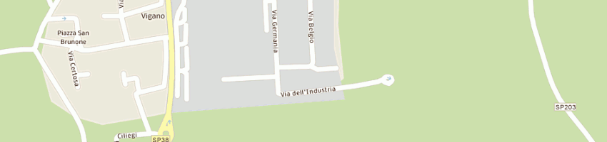 Mappa della impresa co all ser di simone sabatini sas a GAGGIANO