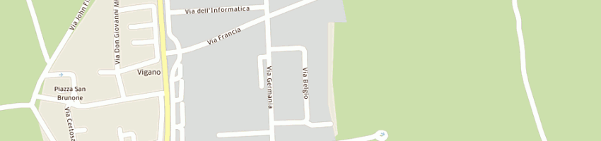 Mappa della impresa corpo volontari soccorso associazione volontaria a GAGGIANO